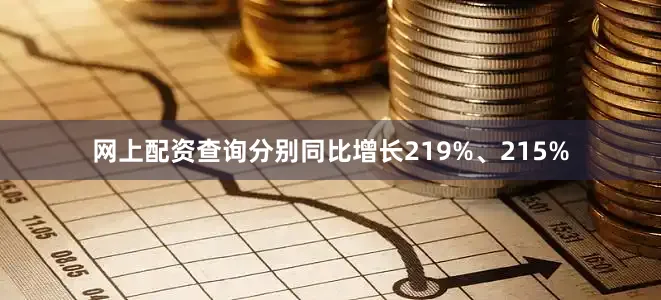 网上配资查询分别同比增长219%、215%